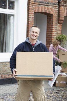 Local removals team planning a move in Merton residential street