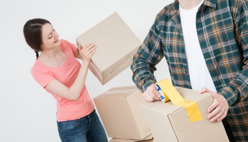 Merton Movers team preparing a careful residential move