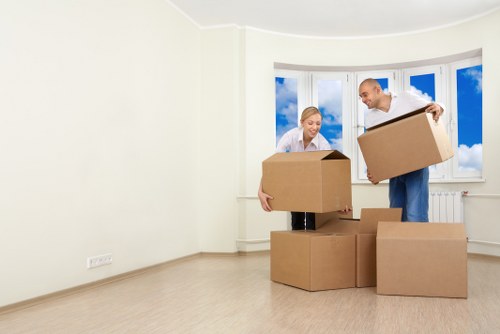Mover reviewing a transparent pricing estimate for a local house move